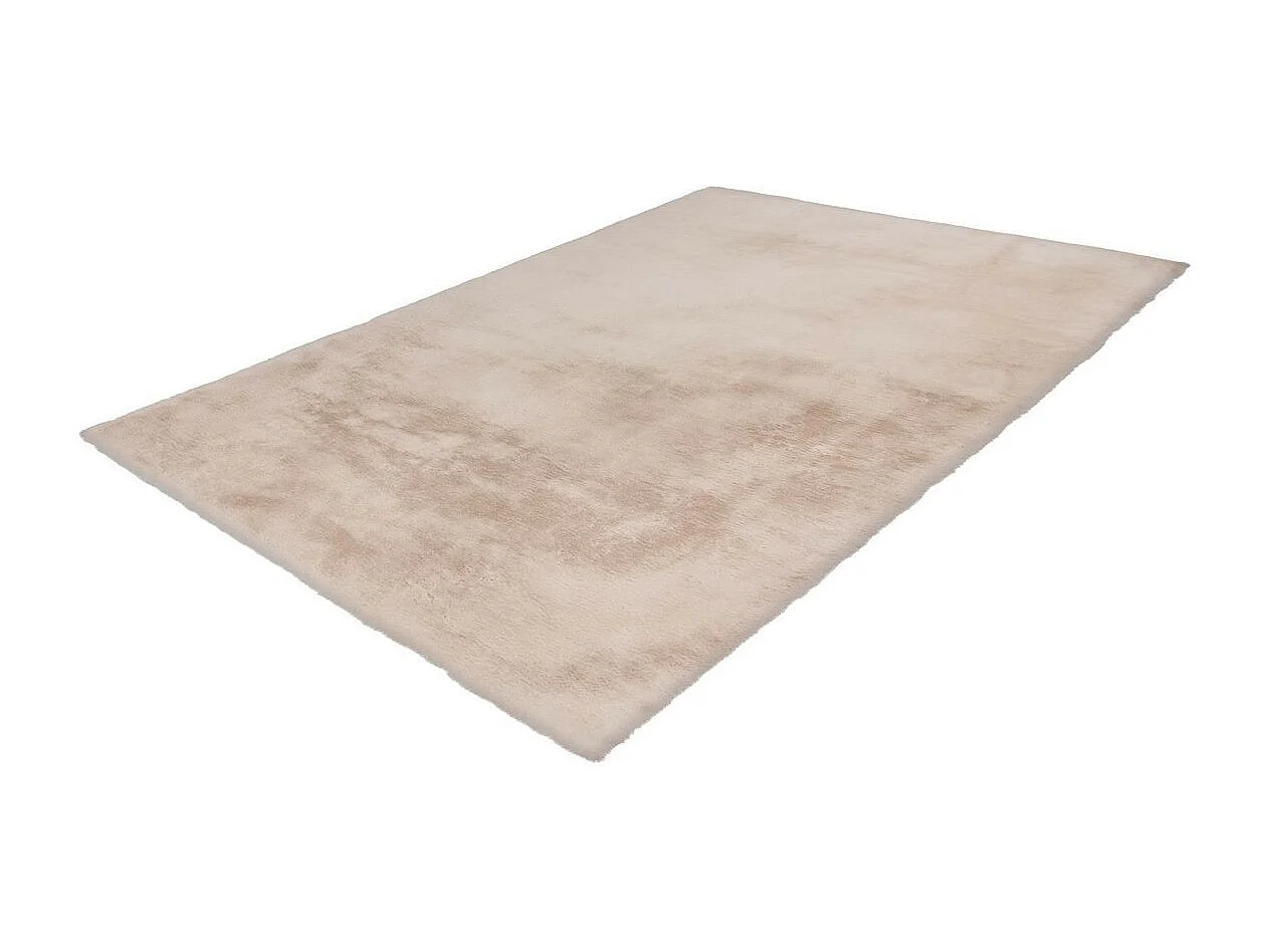 Tapis Tufté à la Main à Poils Longs "Rabbit" Crème 160 x 230 cm