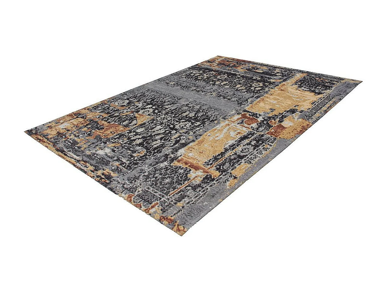 Tapis Jacquard à Poils Courts "Blaze" Bleu 75 x 150 cm