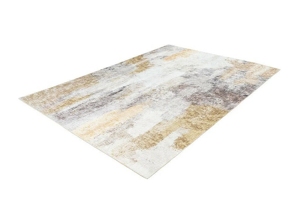 Tapis Vintage à Poils Plats "Galaxy III" Beige 170 x 240 cm