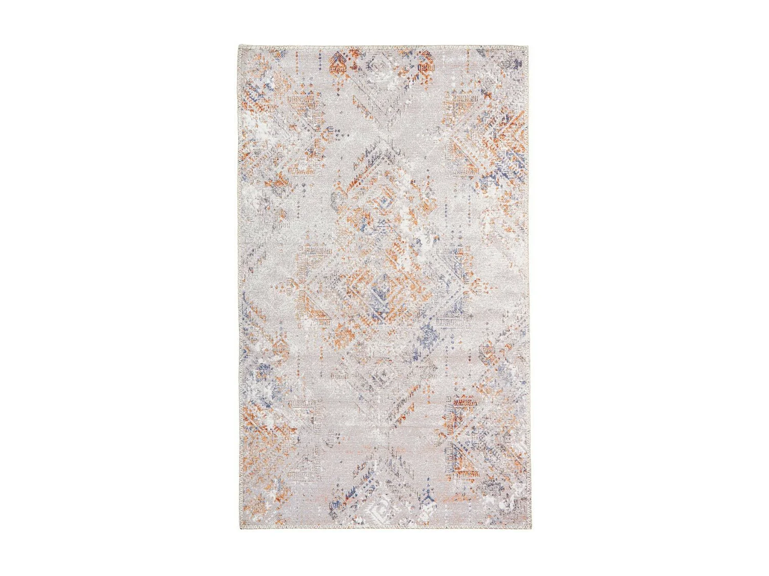 Tapis Tissé Imprimé Vintage "Prayer" Crème 200 x 290 cm