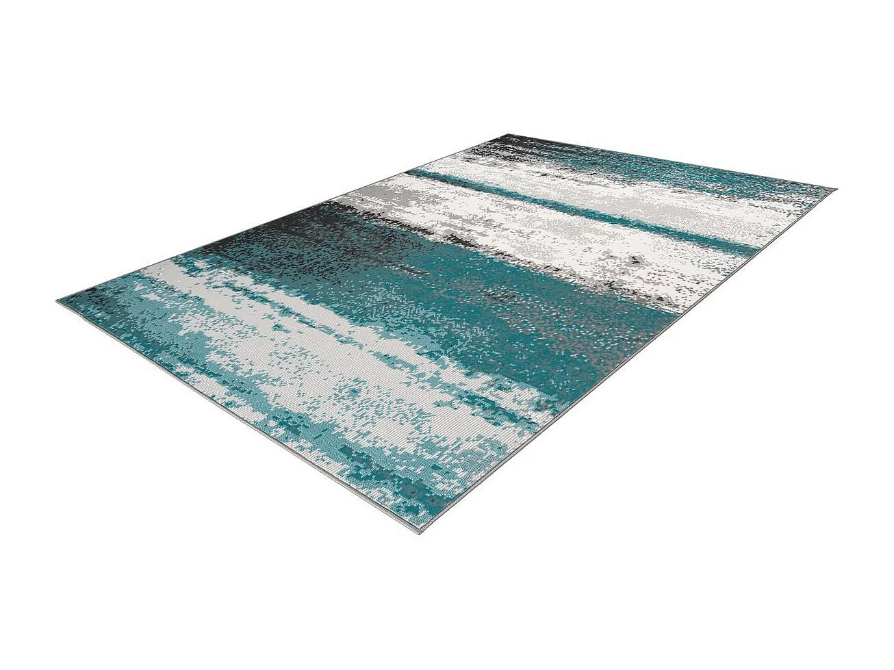Tapis Vintage à Poils Courts "Esperanto V" Bleu 80 x 150 cm