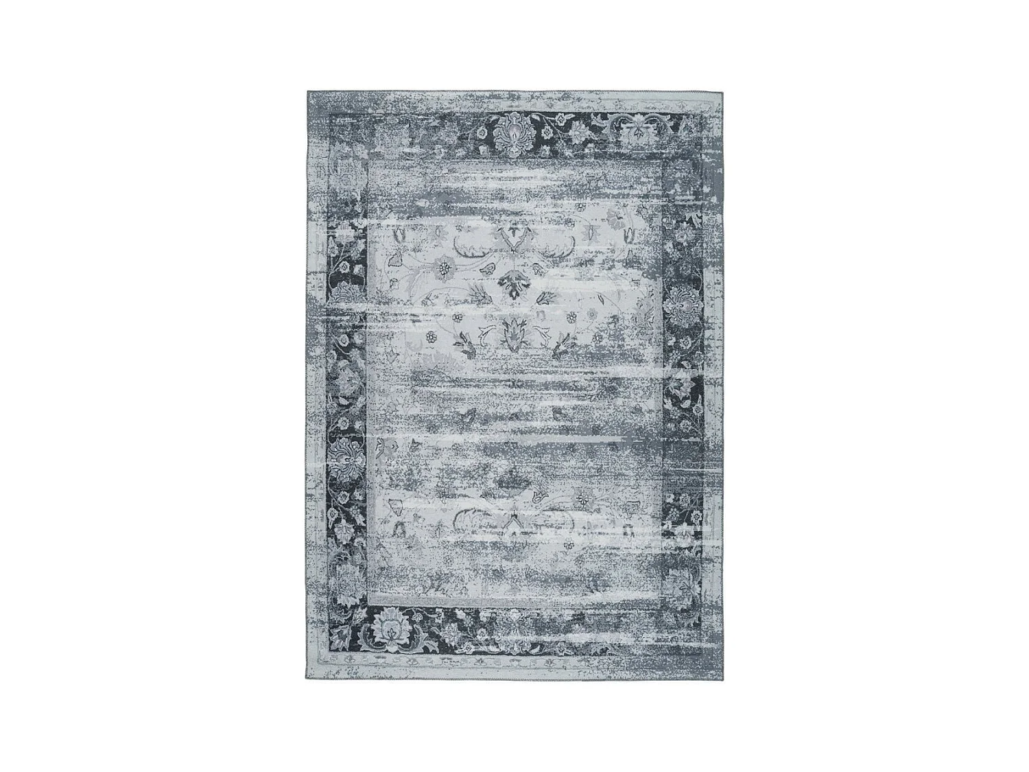 Tapis Vintage Motif Oriental "Galaxy II" Bleu 170 x 240 cm