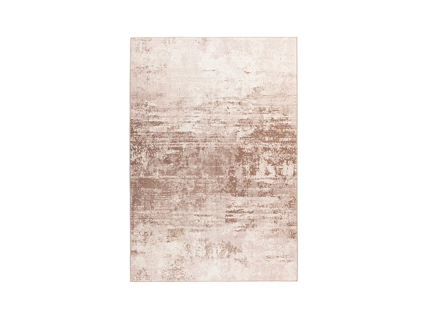 Tapis Tissé Rétro à Poils Plats "Saphira" Beige 80 x 150 cm