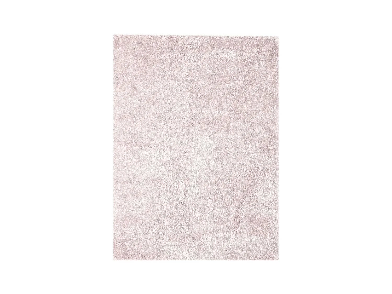 Tapis Shaggy Fait Main "Bali" Rose 160 x 230 cm