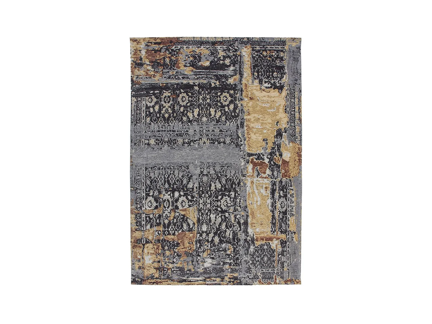 Tapis Jacquard à Poils Courts "Blaze" Bleu 195 x 290 cm