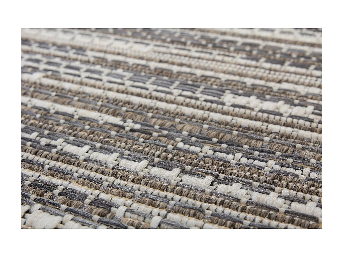 Tapis en Osier à Poils Courts "Bali" Beige 80 x 150 cm