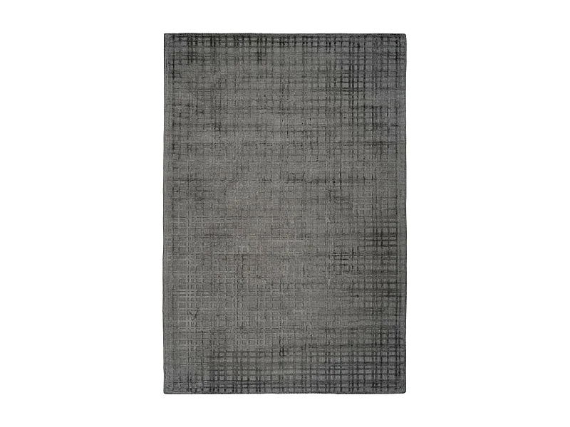 Tapis Tissé à la Main "Karma" Anthracite 80 x 150 cm