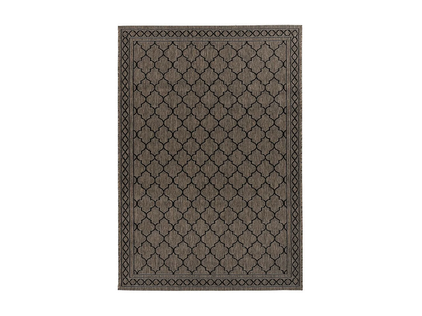 Tapis à Motifs à Poils Plats "Splash" Gris 80 x 150 cm