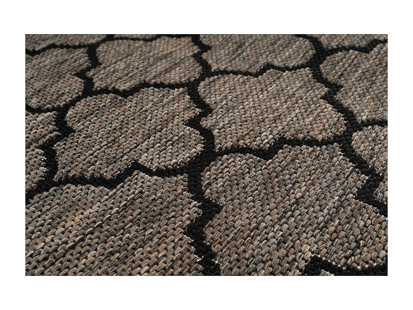 Tapis à Motifs à Poils Plats "Splash" Gris 80 x 150 cm