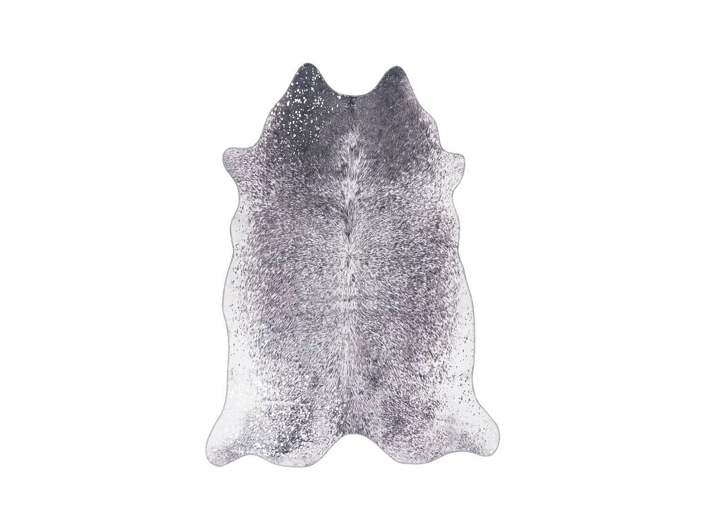 Tapis Motif Animal "Western" Argent & Marron 130 x 170 cm