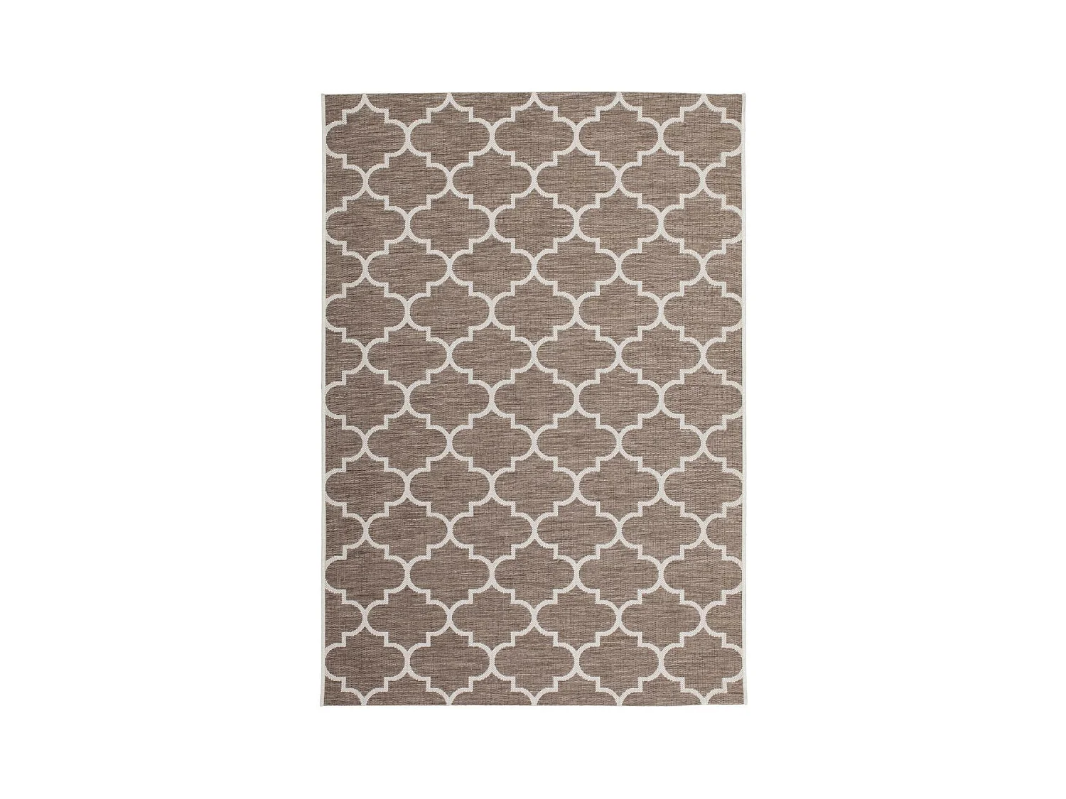 Tapis Tissé à Poils Courts "Batu" Beige 160 x 230 cm