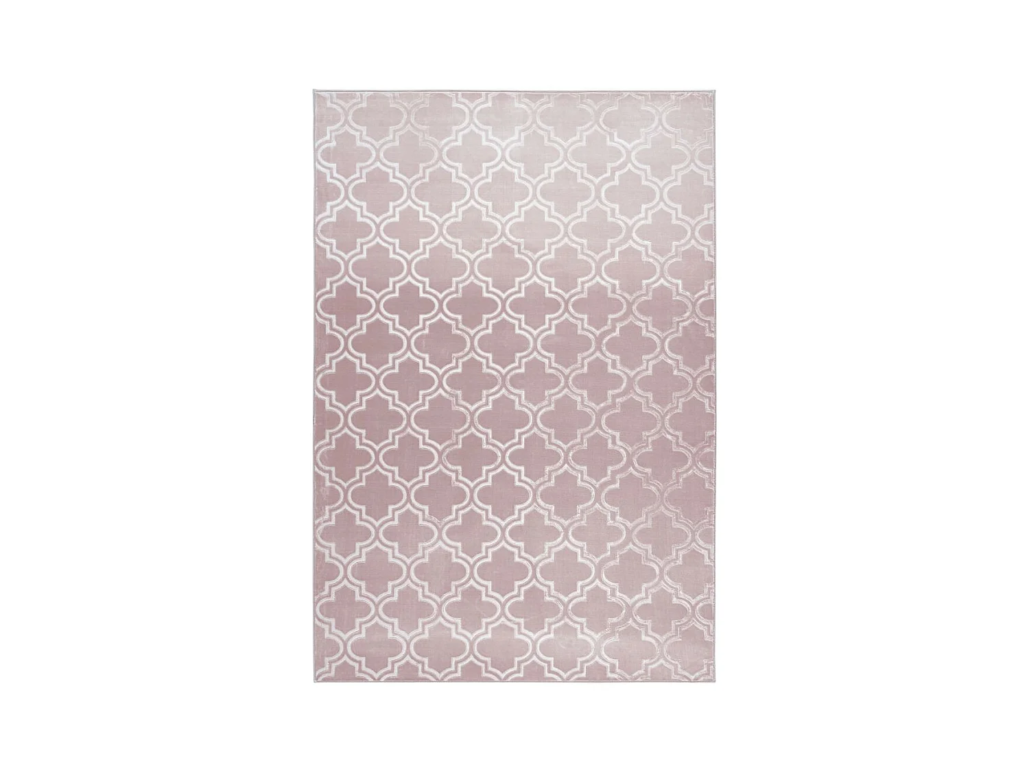 Tapis Vintage Fait Main "Monroe I" Rose 80 x 300 cm
