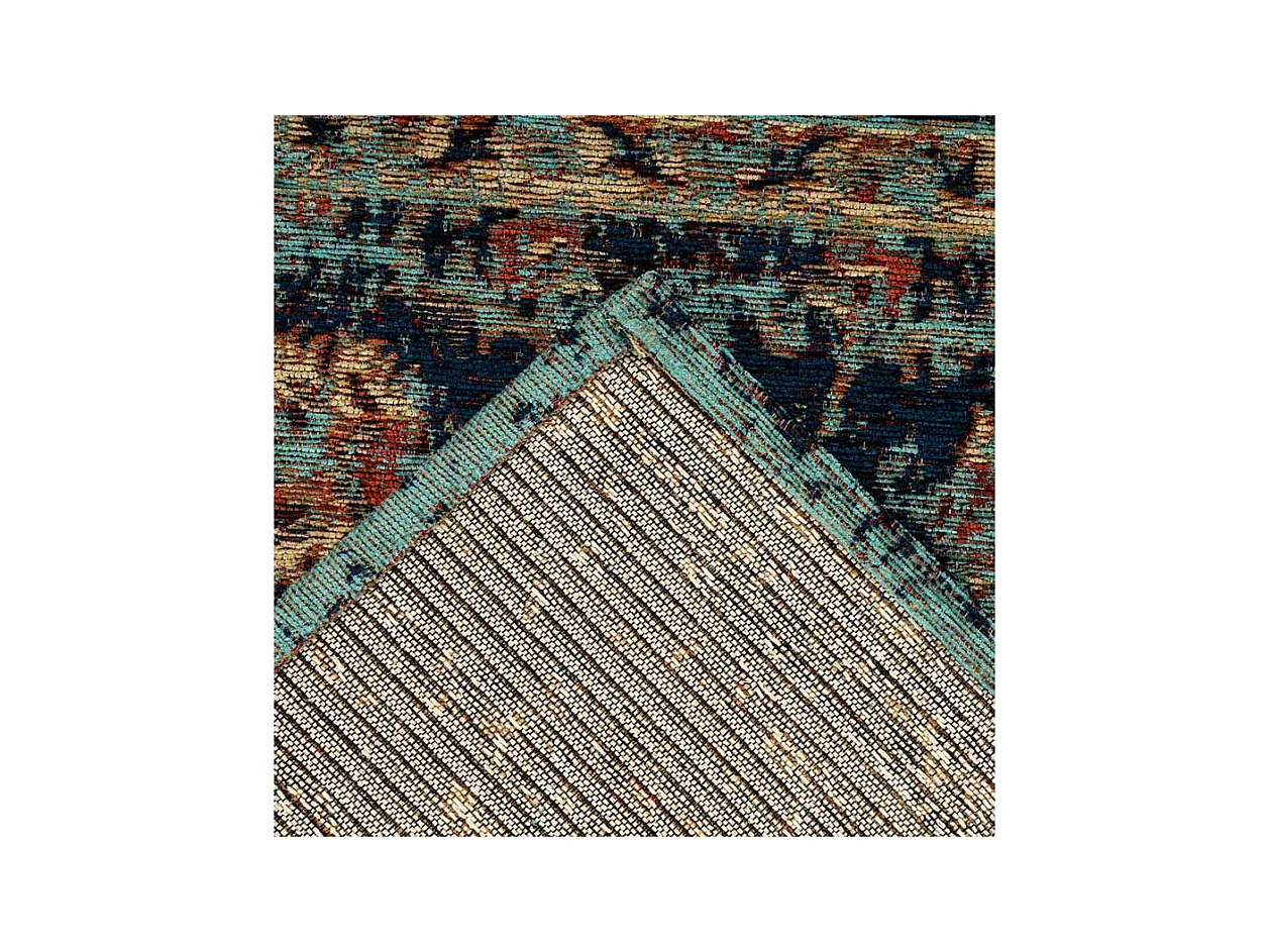 Tapis Tissé Vintage Oriental "Charme" Bleu 200 x 290 cm