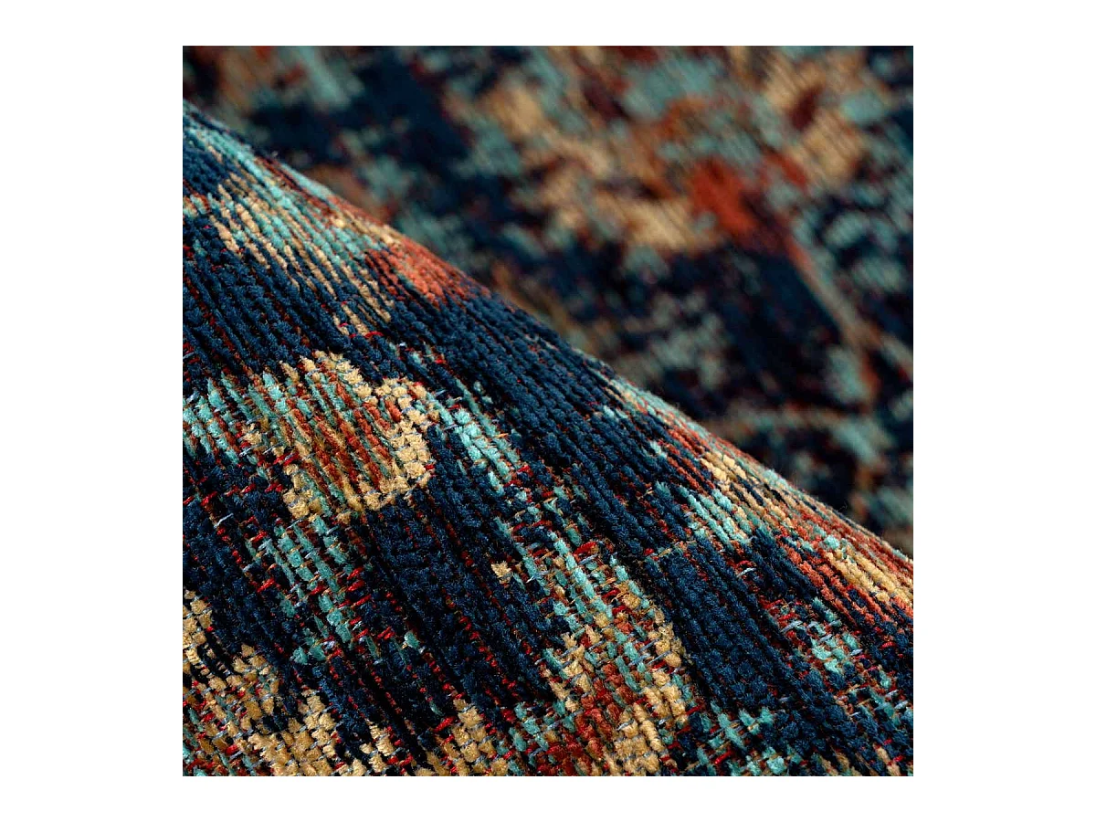 Tapis Tissé Vintage Oriental "Charme" Bleu 200 x 290 cm