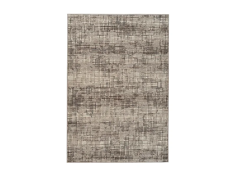 Tapis Vintage à Poils Courts "Vancouver III" Crème 120 x 170 cm