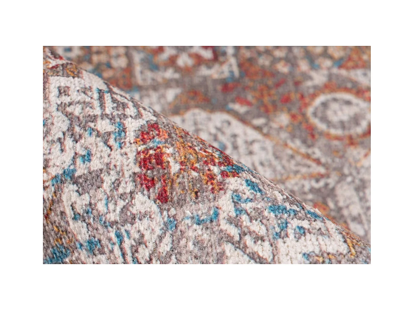 Tapis Tissé Vintage d'Orient "Faye" Multicolore 120 x 180 cm