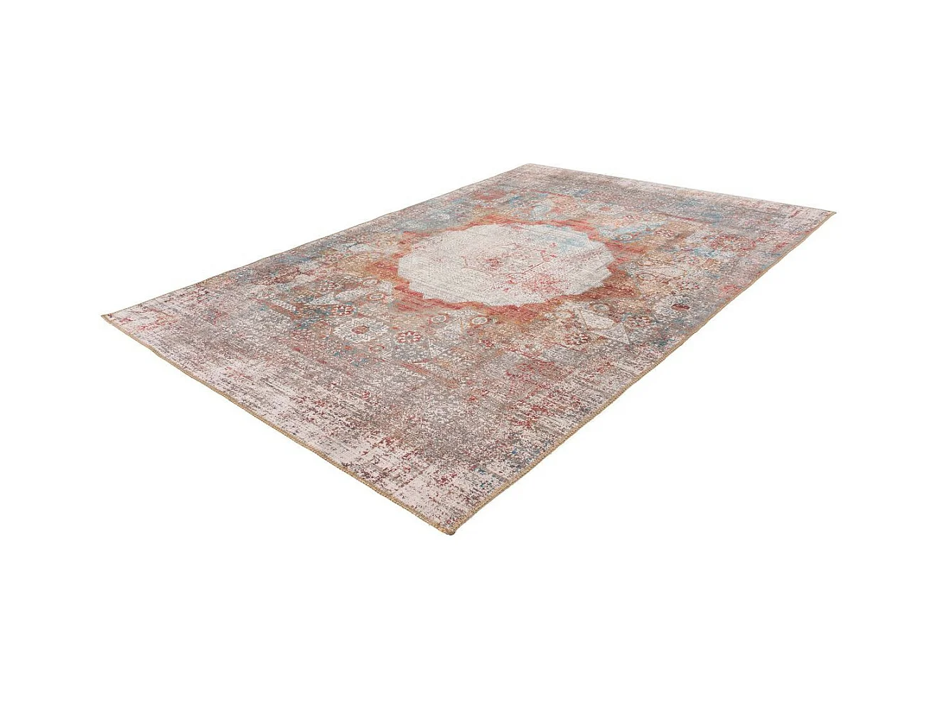 Tapis Tissé Vintage d'Orient "Faye" Multicolore 120 x 180 cm