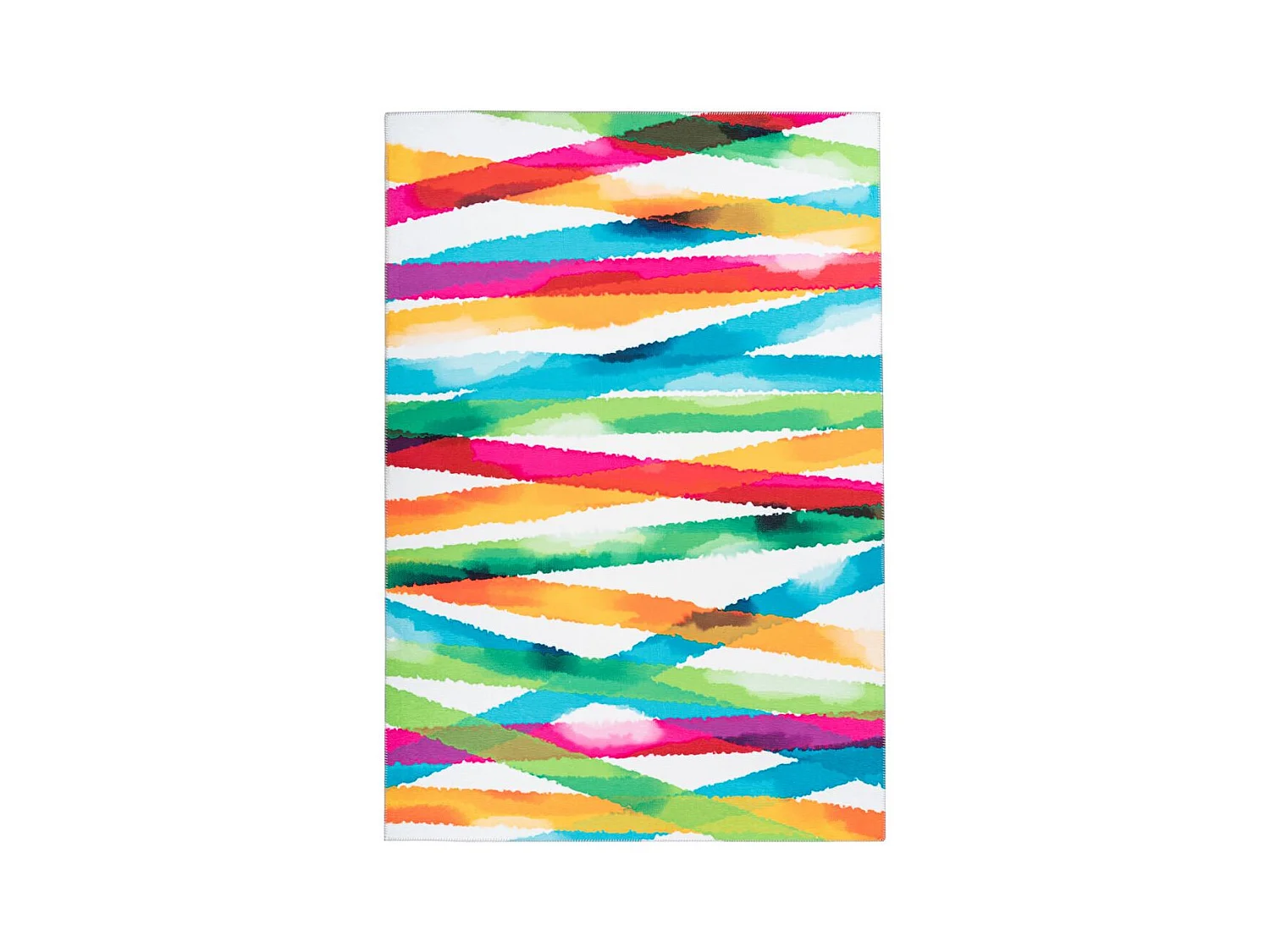 Tapis Rétro à Poils Courts "Galaxy V" Multicolore 80 x 150 cm