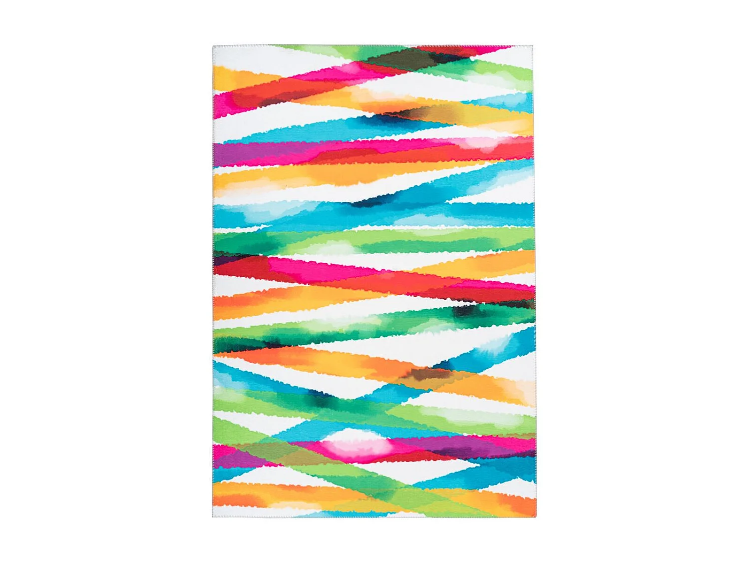 Tapis Rétro à Poils Courts "Galaxy V" Multicolore 80 x 150 cm