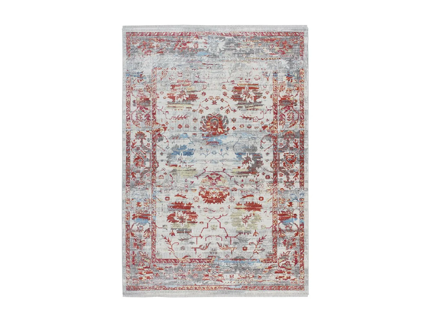 Tapis Imprimé Tufté à la Main "Antigua" Multicolore 160 x 230 cm