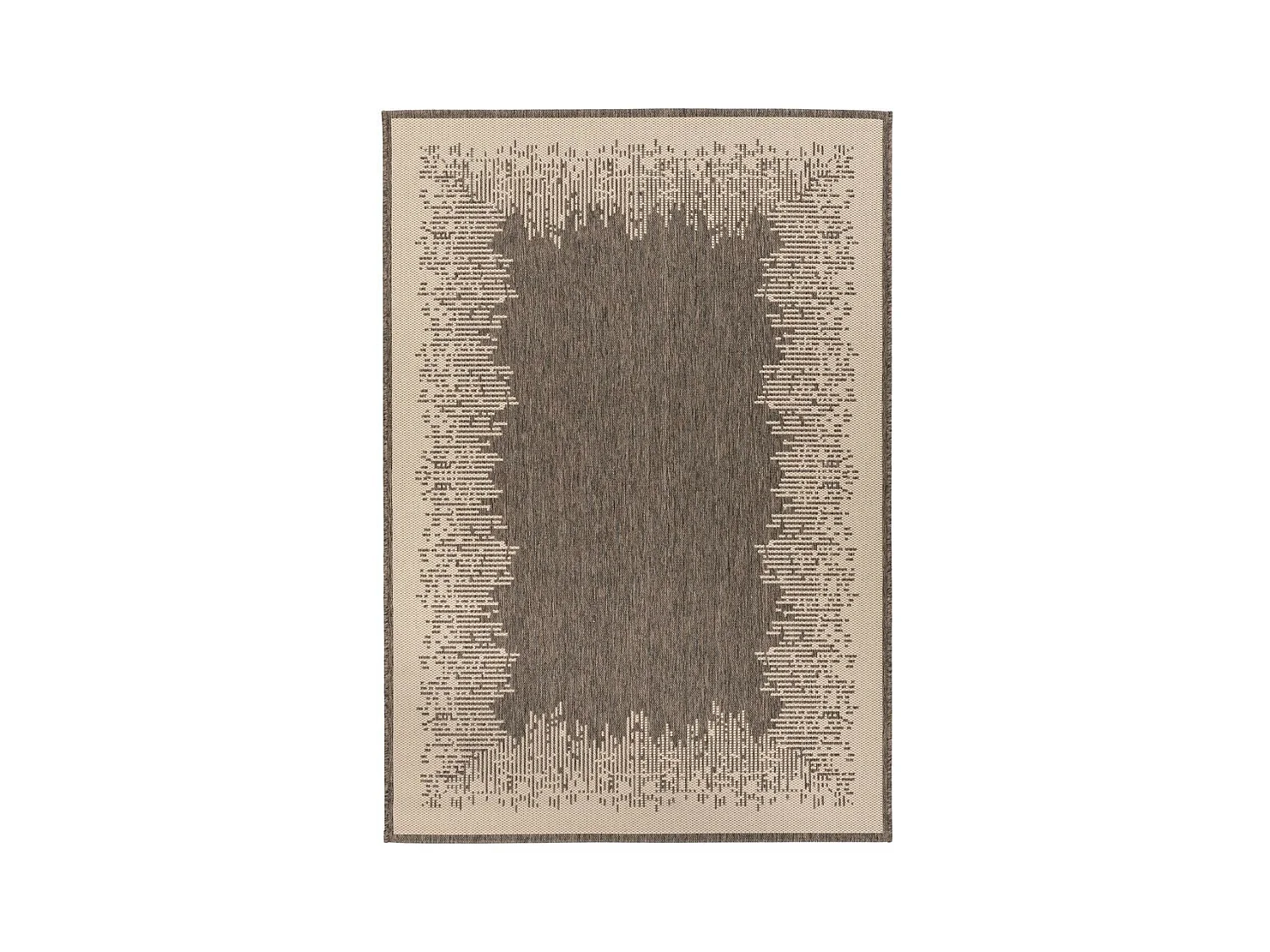 Tapis Imprimé à Poils Courts "Splash" Marron 120 x 170 cm