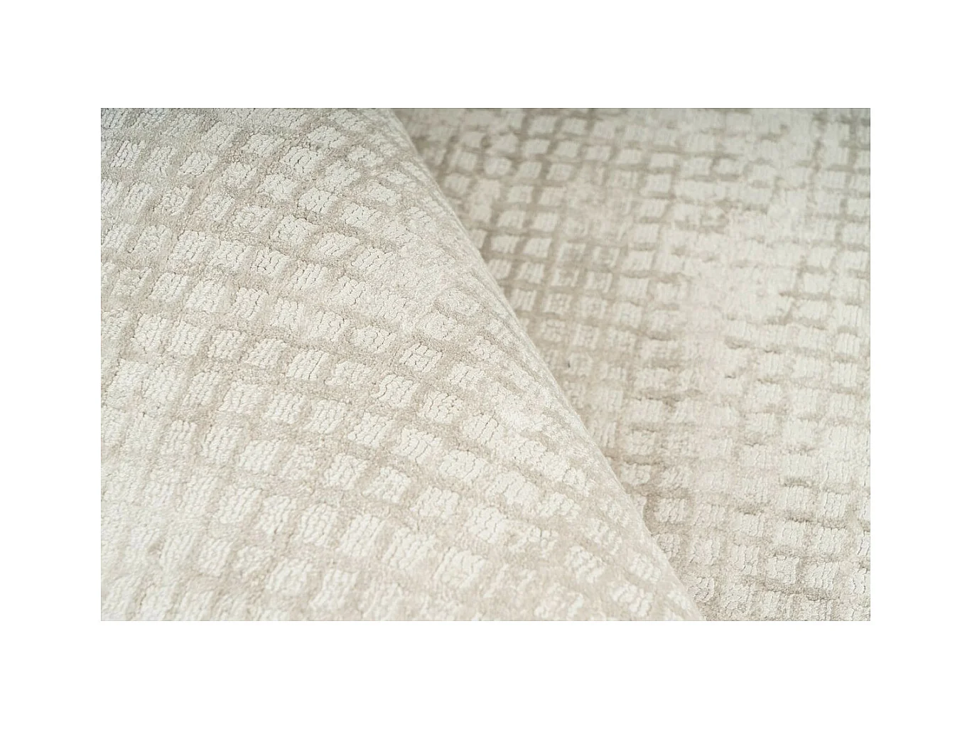 Tapis Déco Tissé à la Main "Bridget" Crème 200 x 290 cm