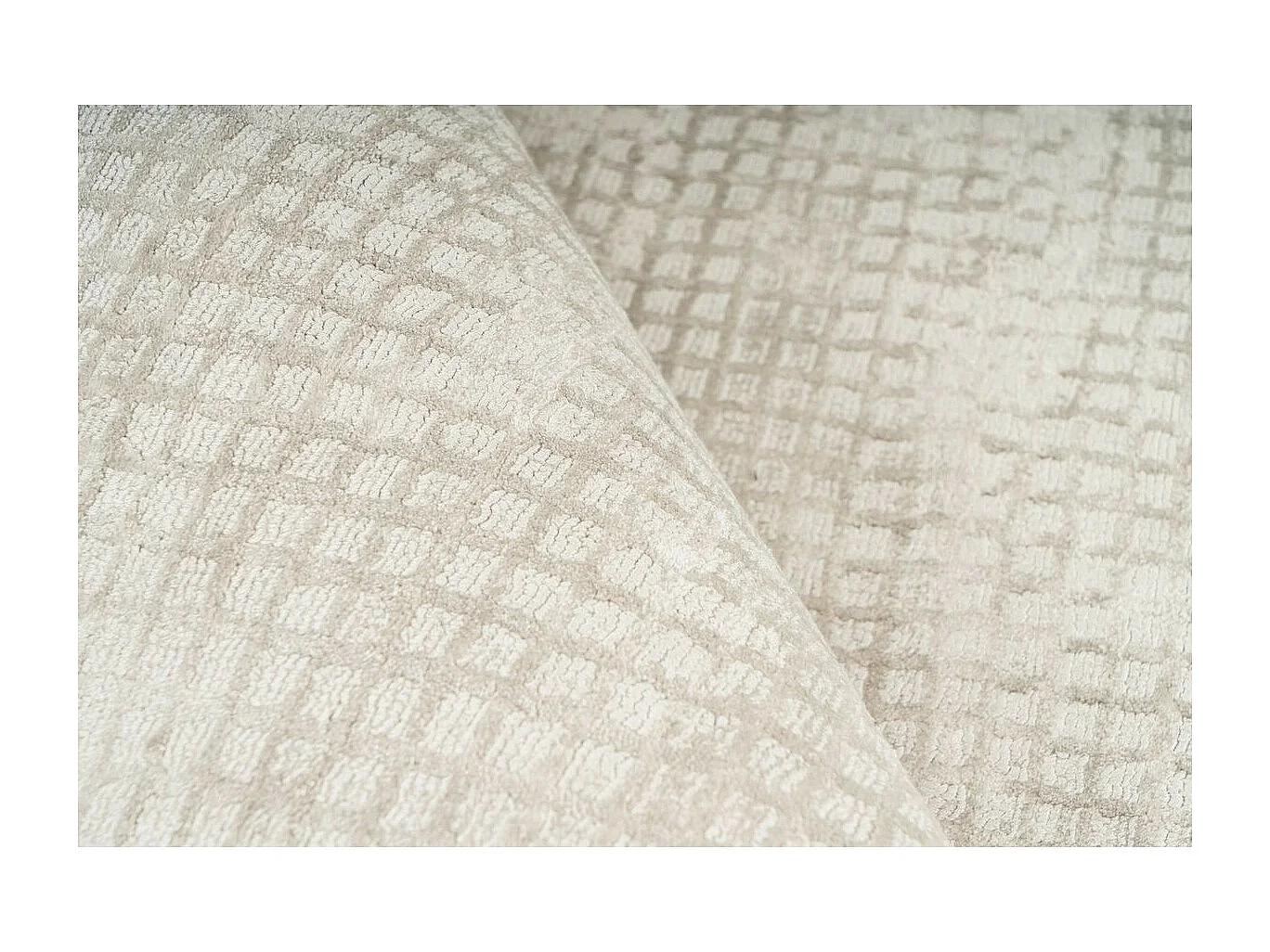 Tapis Déco Tissé à la Main "Bridget" Crème 200 x 290 cm