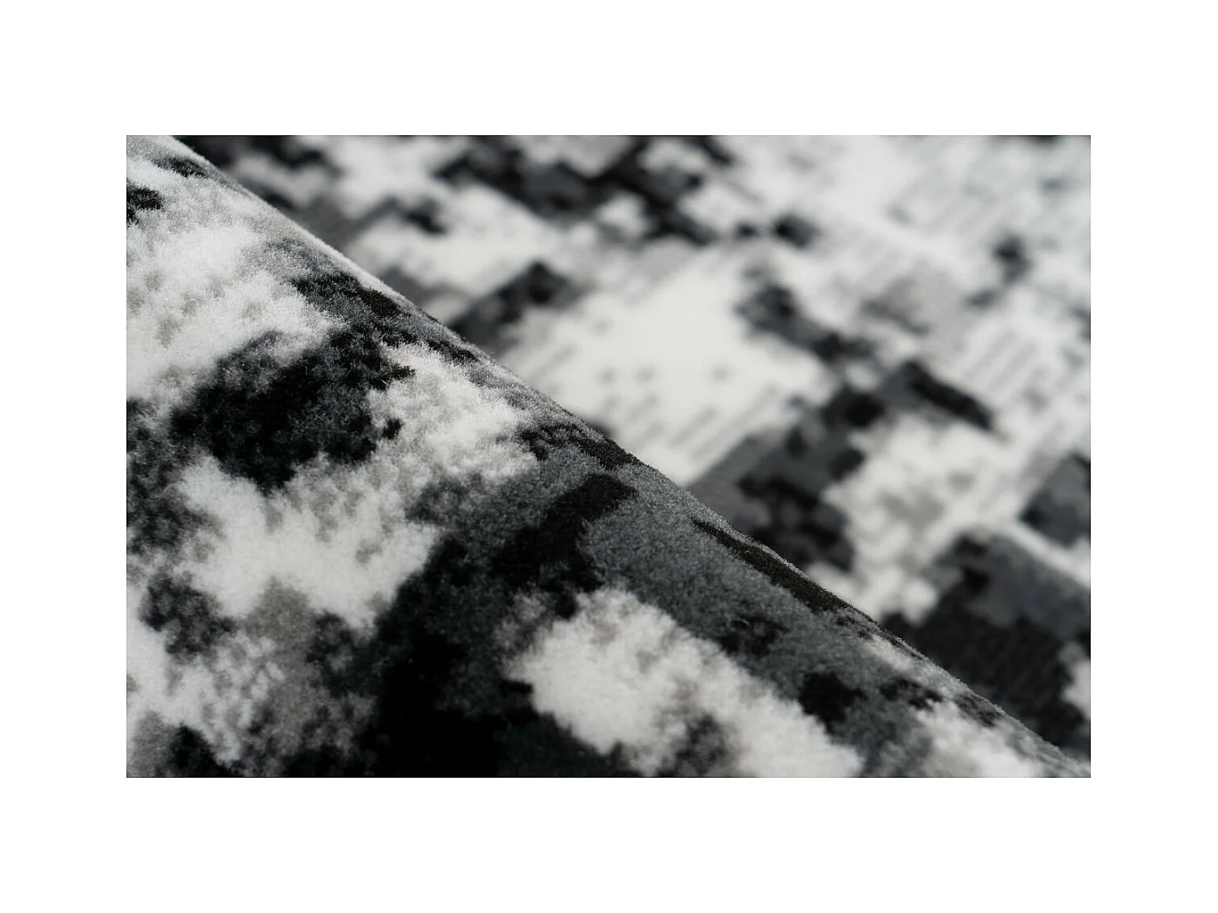 Tapis Vintage à Poils Courts "Esperanto VIII" Gris 80 x 150 cm