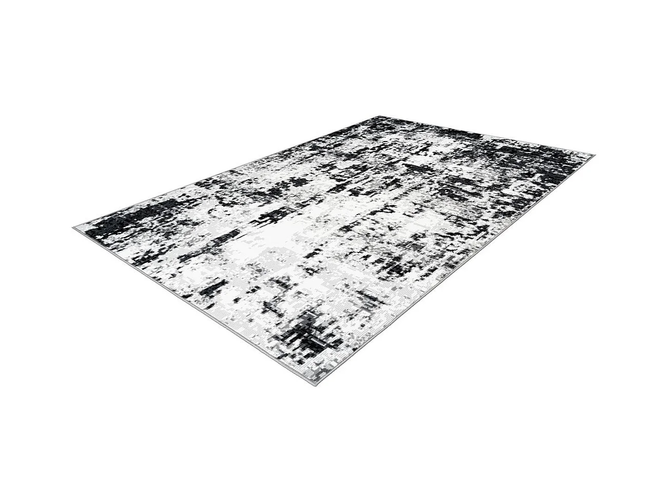 Tapis Vintage à Poils Courts "Esperanto VIII" Gris 80 x 150 cm