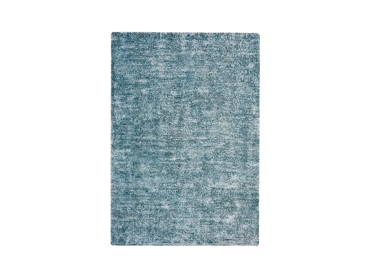 Tapis Vintage Tissé à la Main "Etna" Bleu Pétrole 80 x 150 cm