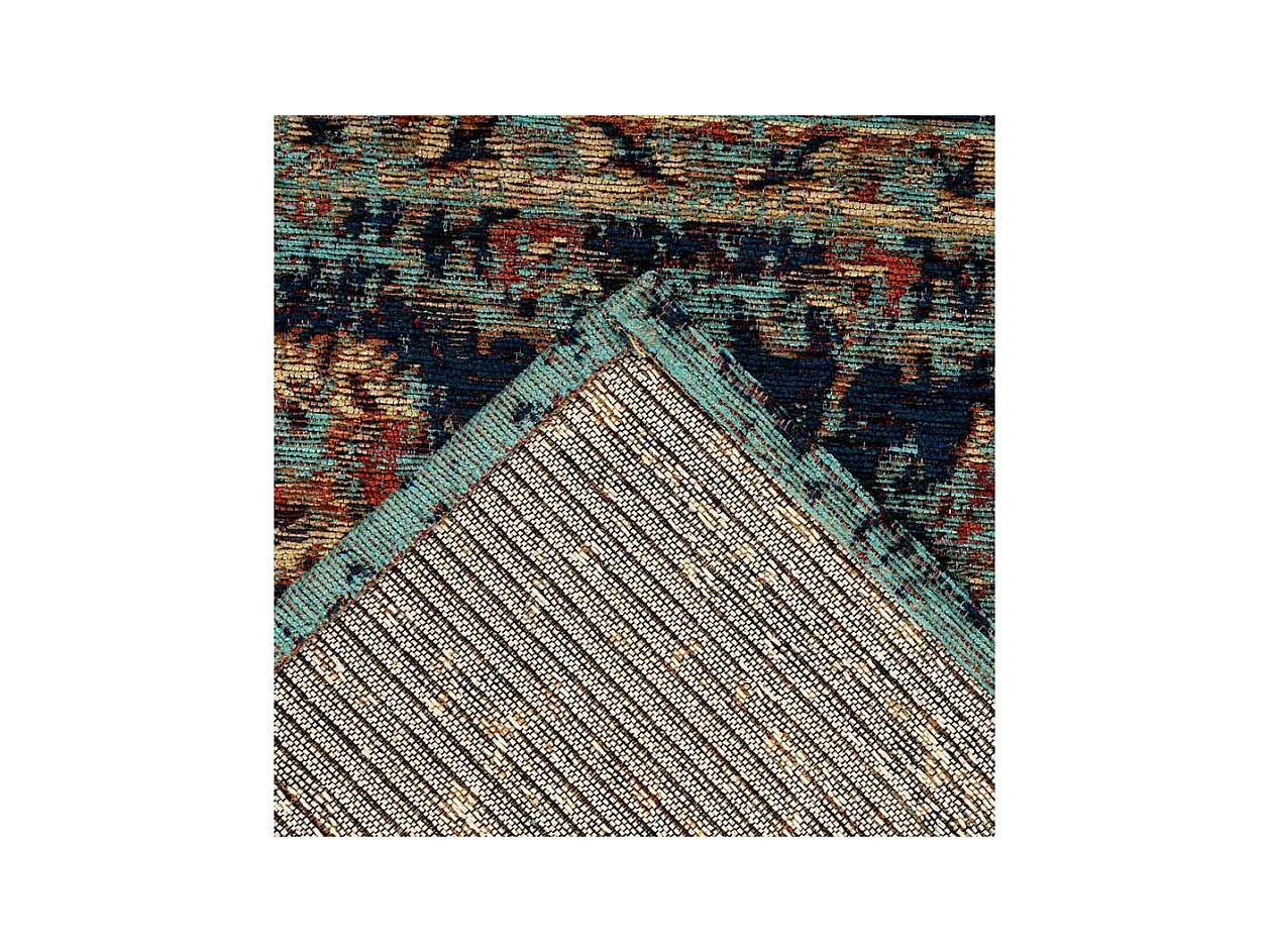 Tapis Tissé Vintage Oriental "Charme" Bleu 120 x 180 cm