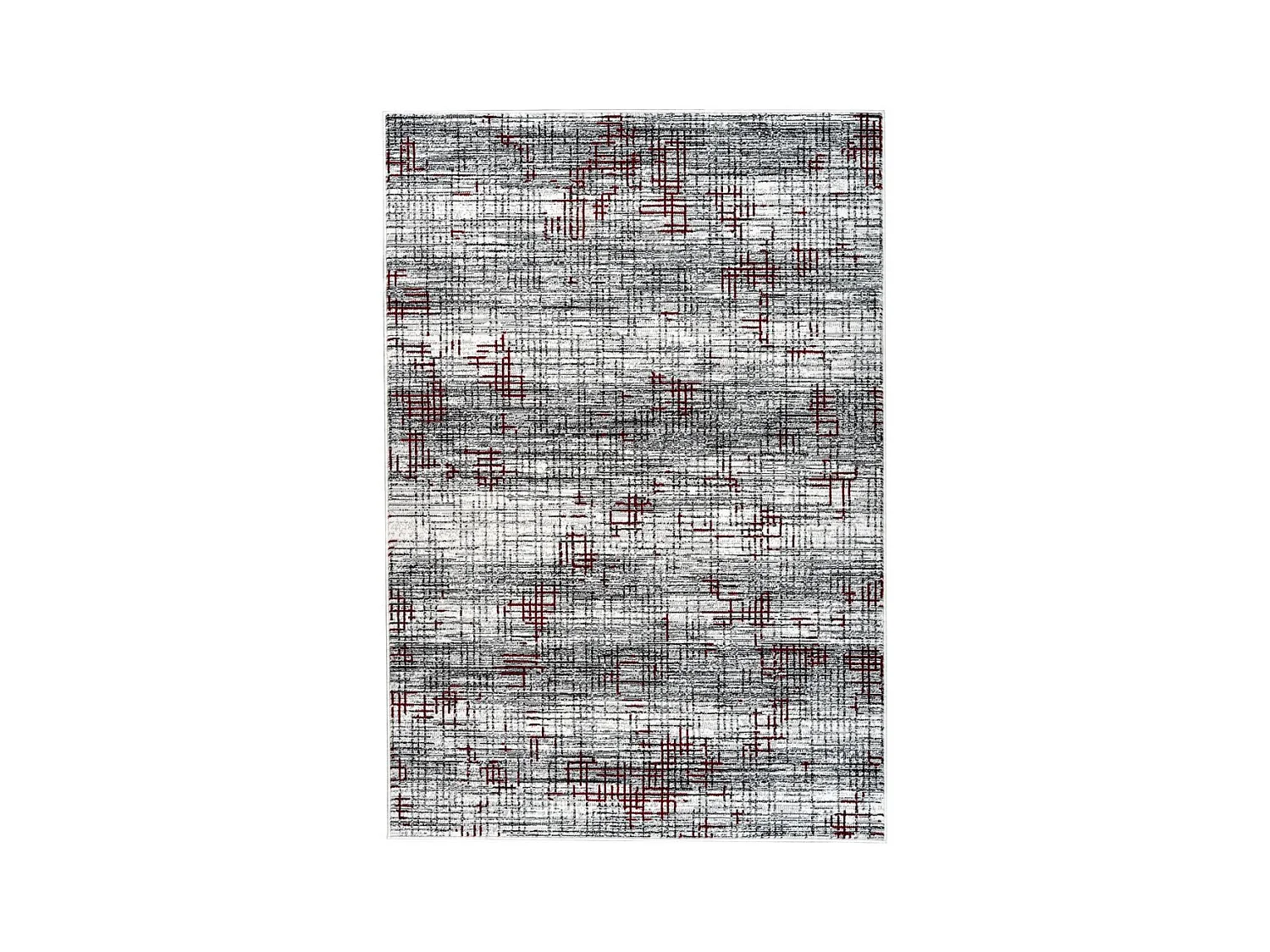 Tapis Vintage à Poils Courts "Vancouver III" Rouge 80 x 150 cm