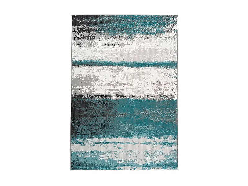 Tapis Vintage à Poils Courts "Esperanto V" Bleu 120 x 170 cm