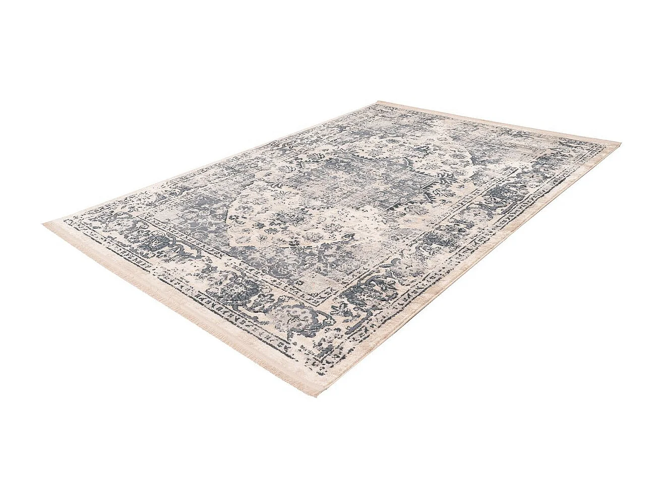 Tapis Motif Antique Délavé "Palace" Bleu 160 x 230 cm