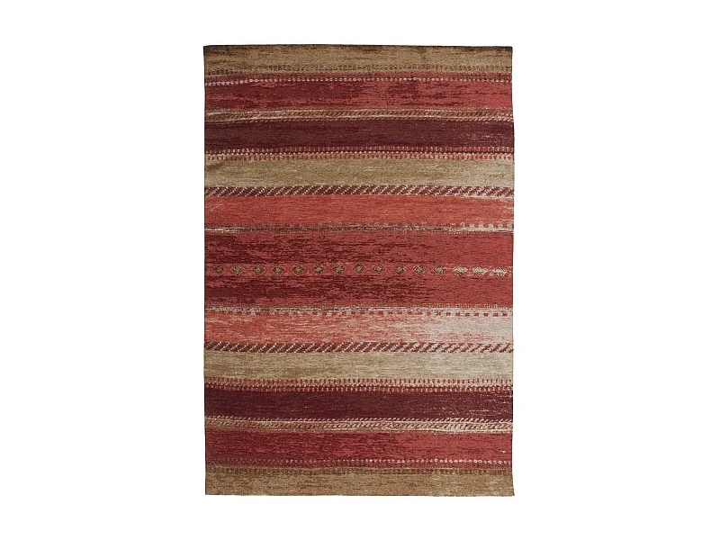 Tapis Jacquard à Poils Courts "Blaze" Rouge 75 x 150 cm