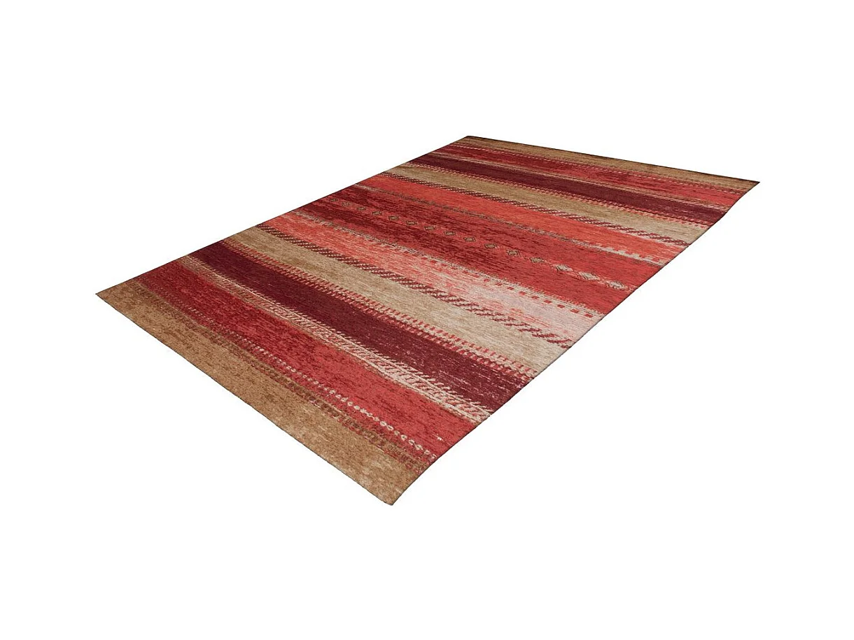 Tapis Jacquard à Poils Courts "Blaze" Rouge 75 x 150 cm