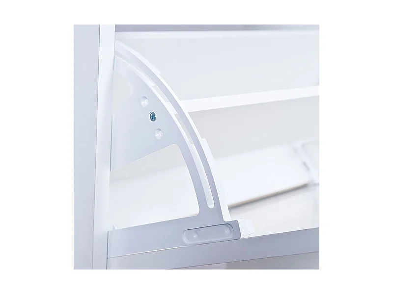 WestphalenSK4 schoenenkast 4 kleppen wit.