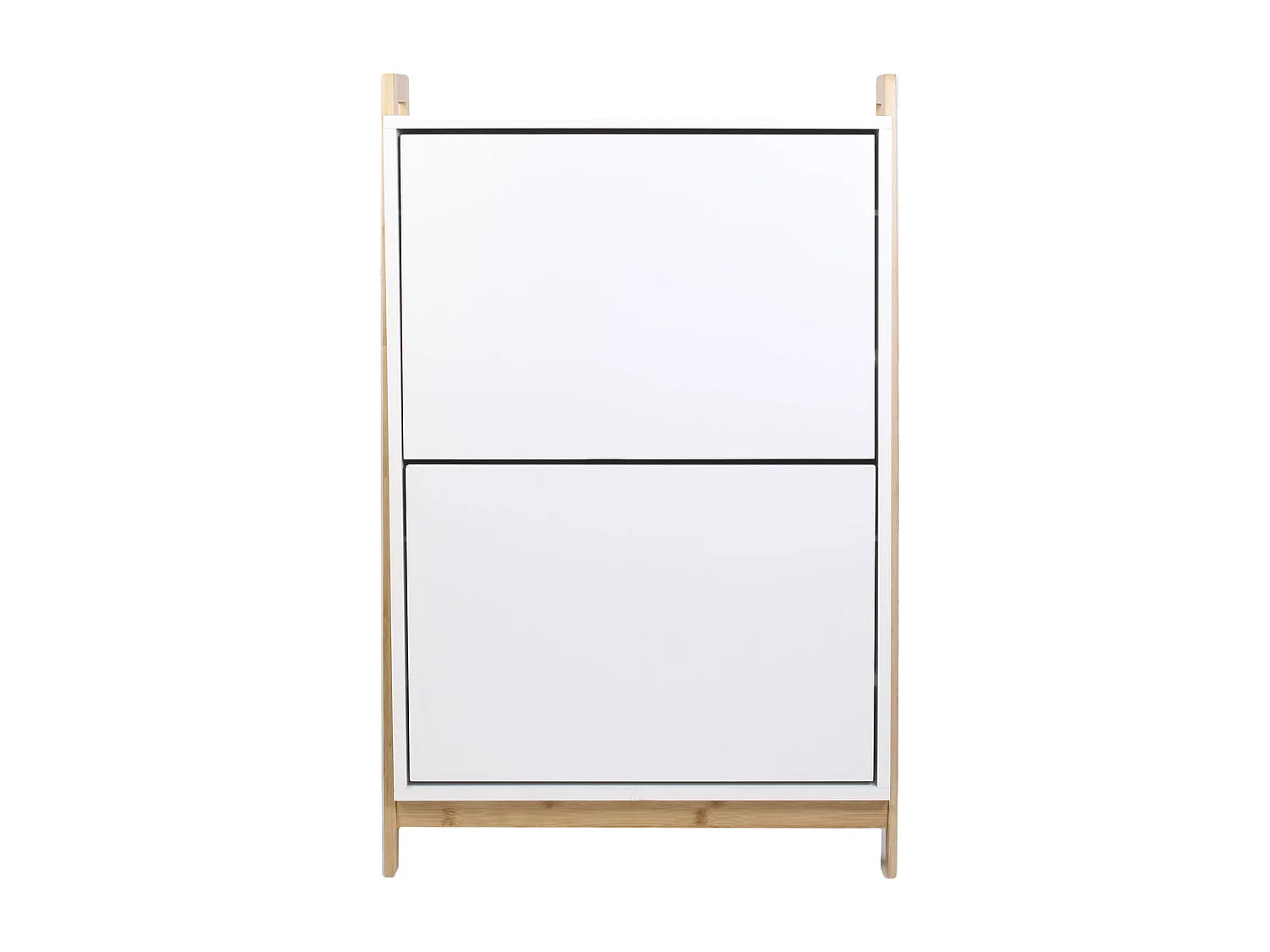 Meuble A Chaussures Copenhague Blanc, Marron