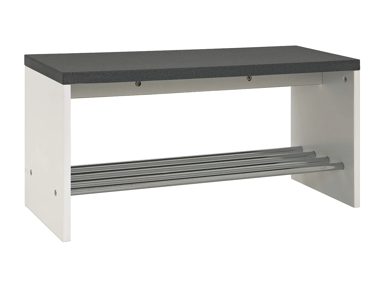 Range-Chaussures Design "Neptune" 40cm Gris