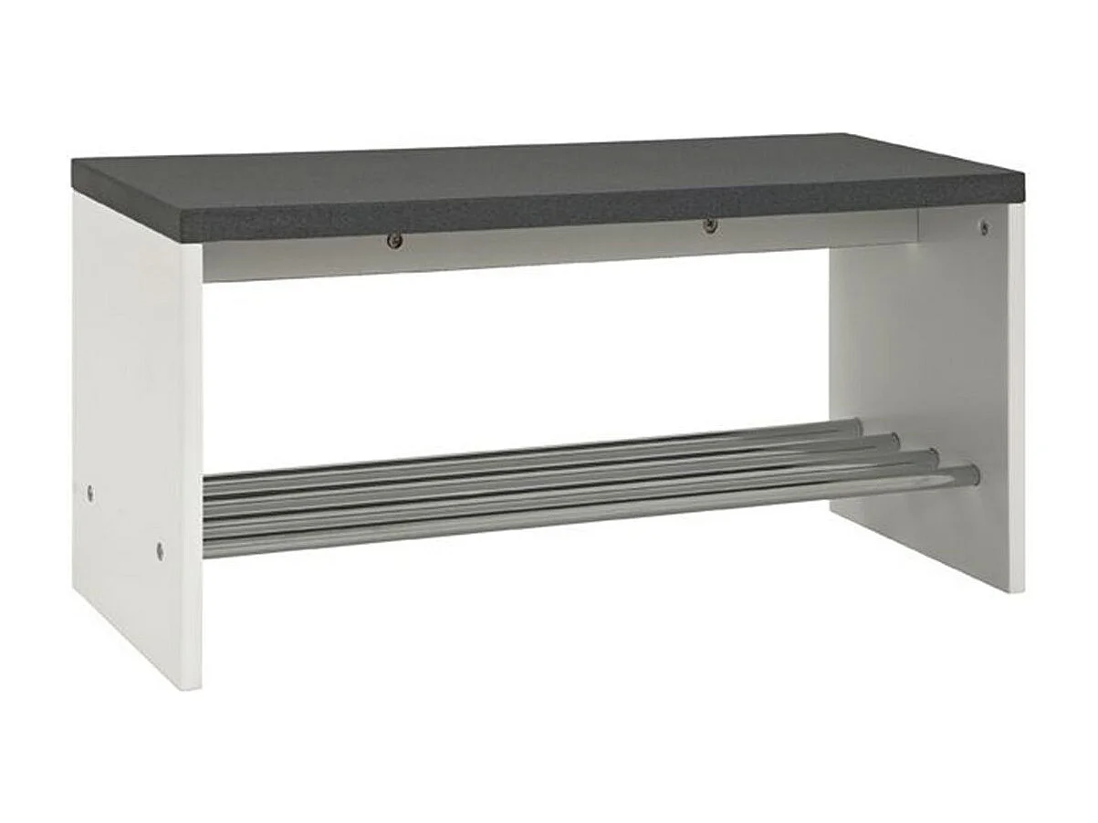 Range-Chaussures Design "Neptune" 40cm Gris