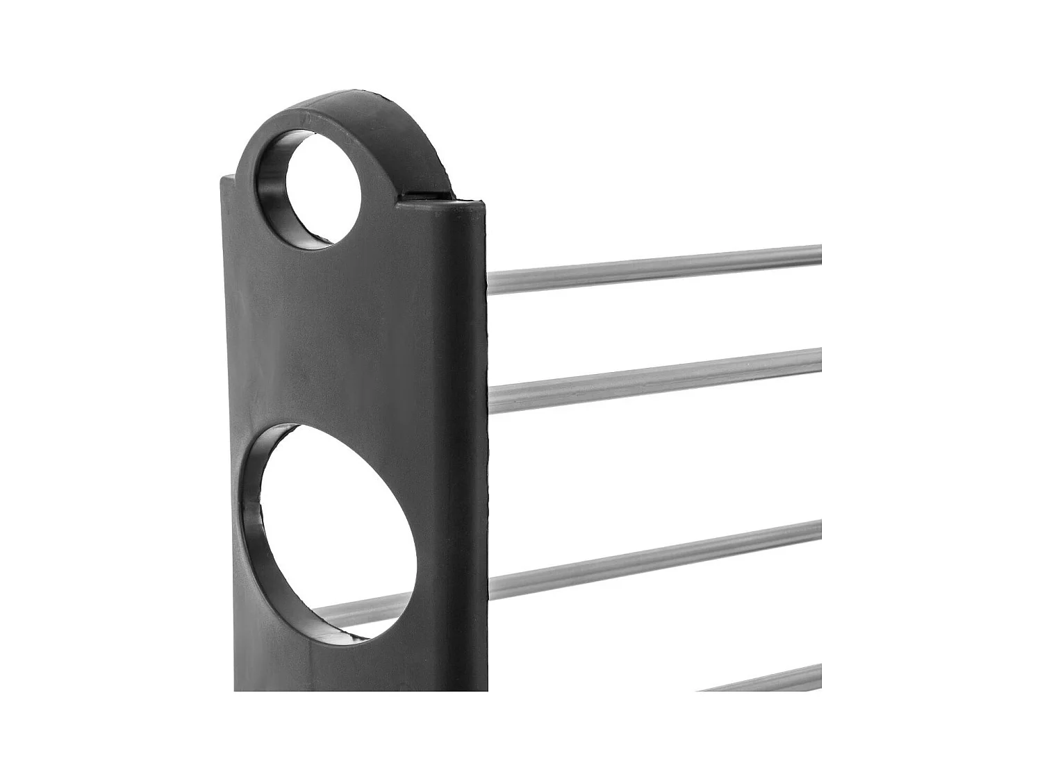 Lot de 2 Rack à Chaussures "Clipsables" 62cm Noir