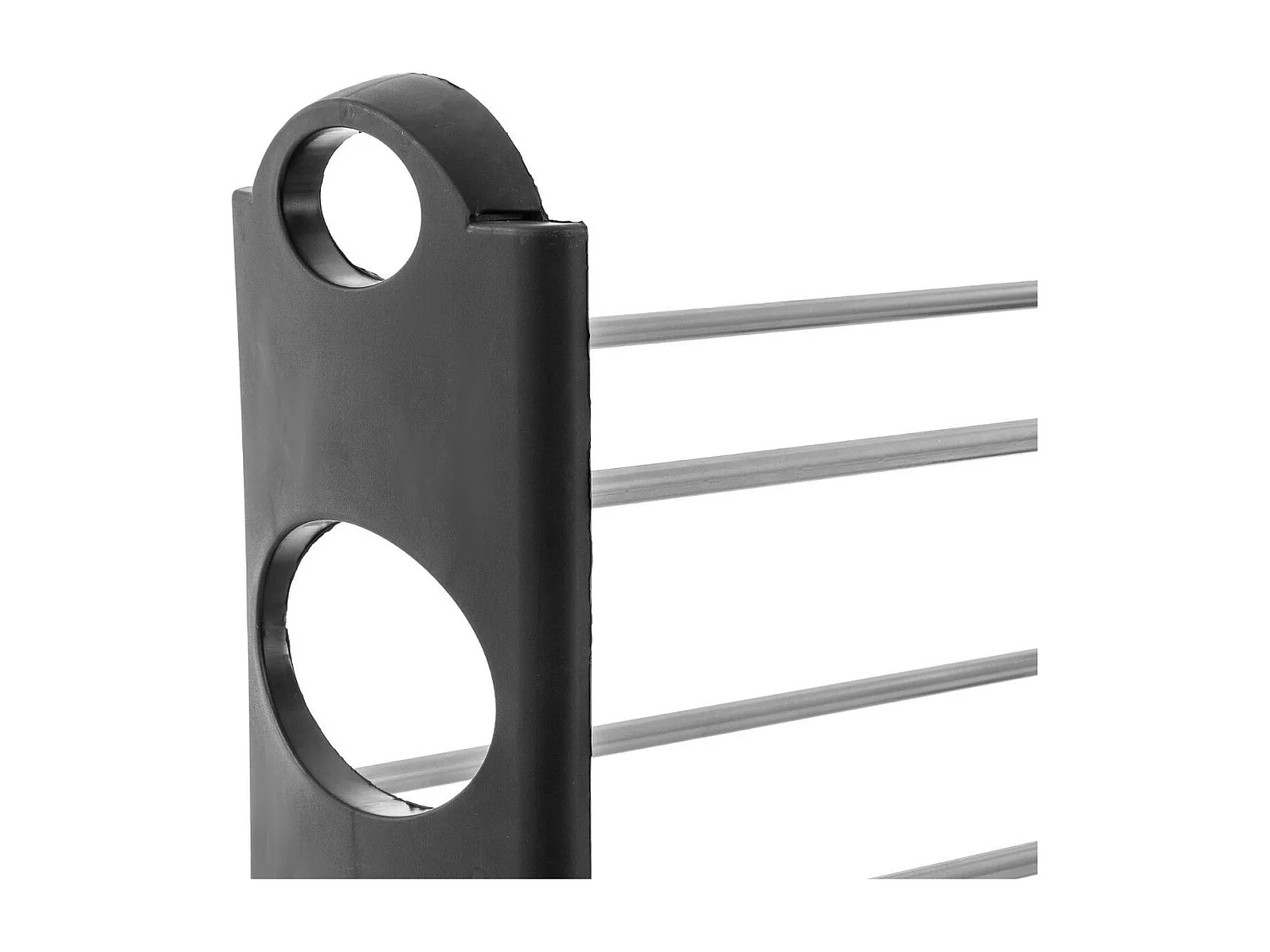 Lot de 2 Rack à Chaussures "Clipsables" 62cm Noir