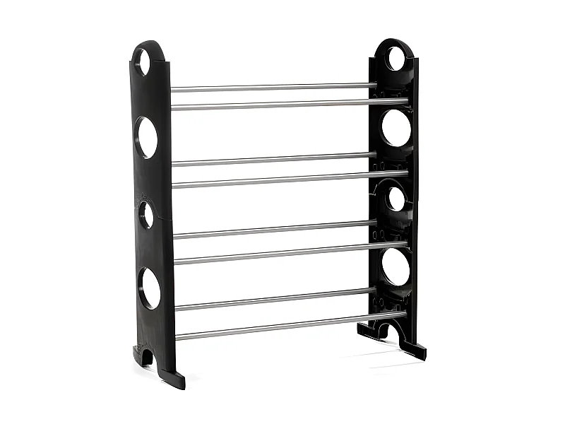 Lot de 2 Rack à Chaussures "Clipsables" 62cm Noir