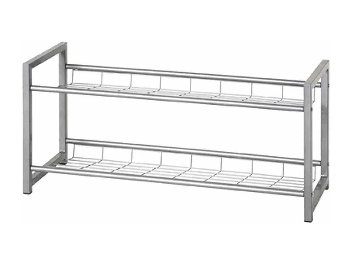 Range-Chaussures en Acier "Plase" 80cm Argent