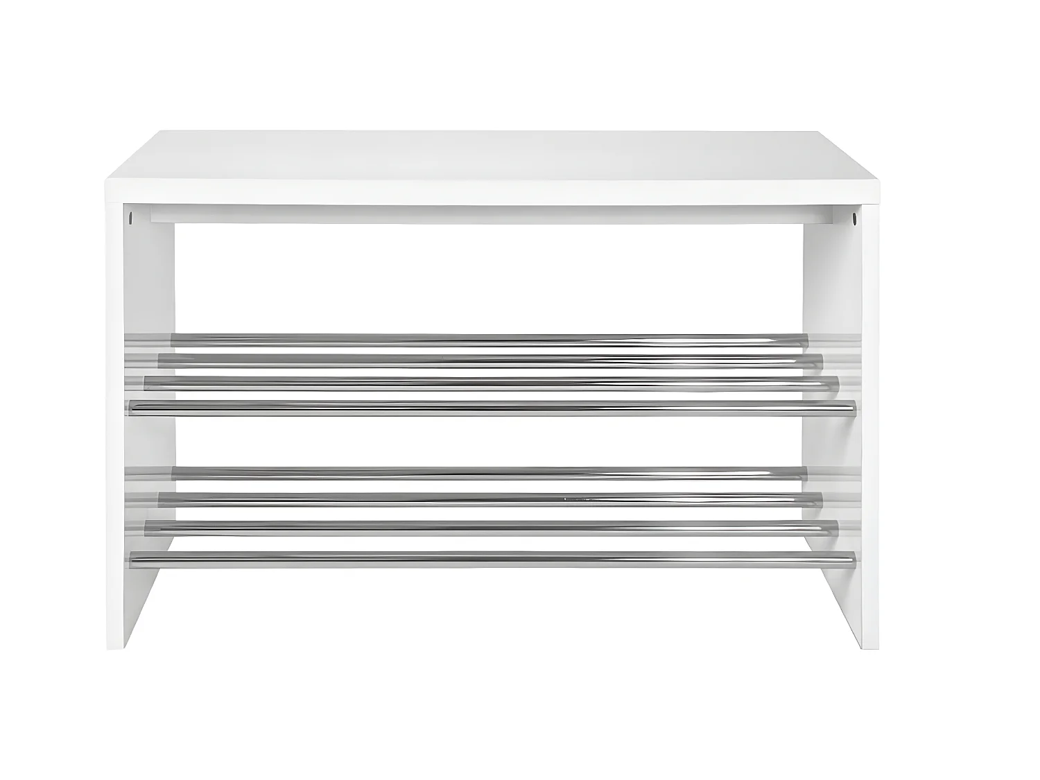 Range-Chaussures Design "Pluton" 55cm Blanc