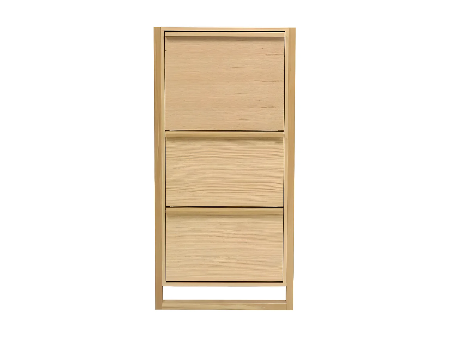 Meuble à Chaussures 3 Compartiments "NewEst" 138cm Chêne