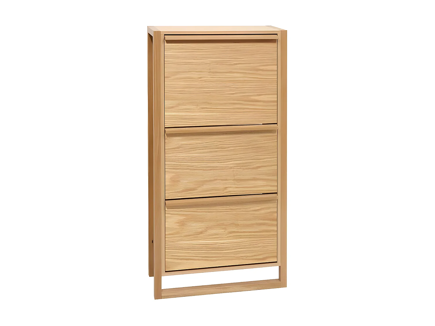 Meuble à Chaussures 3 Compartiments "NewEst" 138cm Chêne