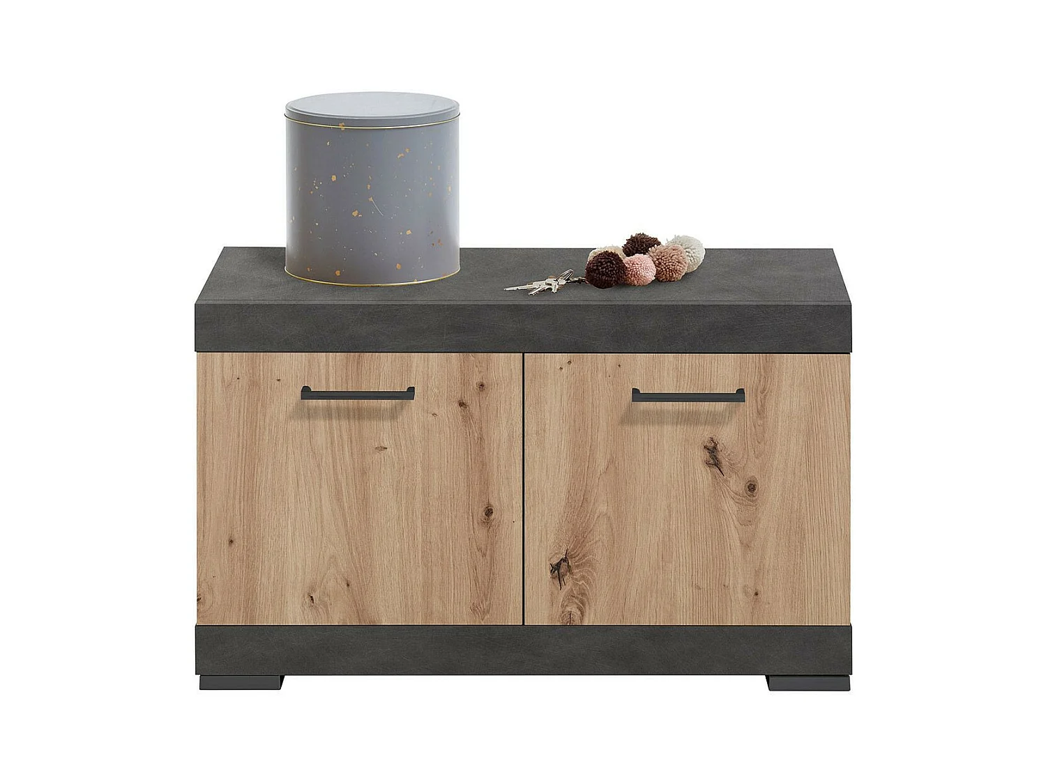 Range-Chaussures "Cazeg" 80cm Chêne