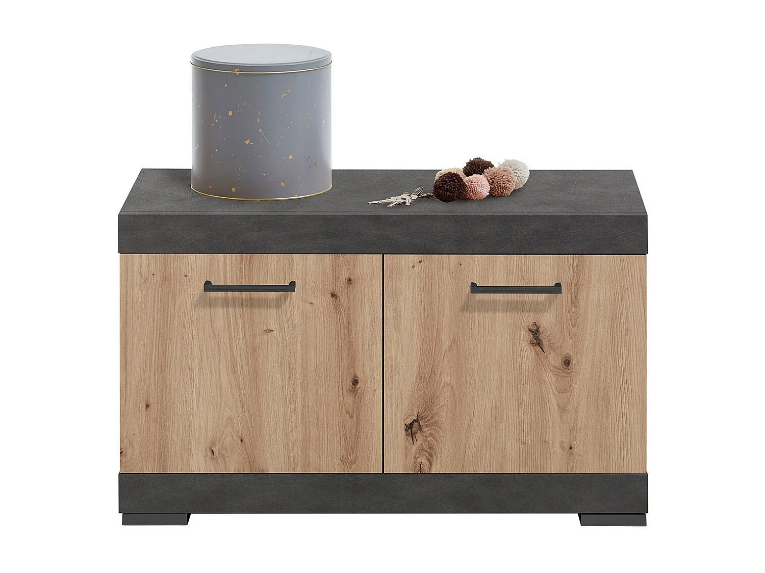 Range-Chaussures "Cazeg" 80cm Chêne