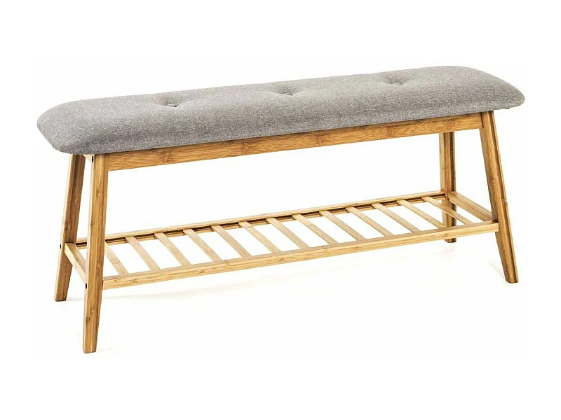 Range-Chaussures & Banc "Emma" 100cm Gris